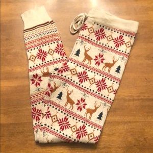 American Eagle Reindeer Christmas Leggings